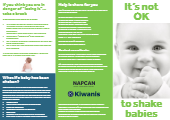 It’s not okay to shake babies: info sheet for parents