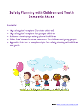 Safety Planning with Children & Youth: Domestic Abuse