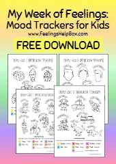 My Week of Feelings Free PDF Mood Trackers for Kids pdf 
