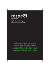 Booklet: Information for men who are concerned about their behaviour towards their female partners