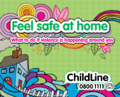 Children's booklet - Feel safe at home: What to do if violence is happening around you