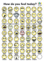 Feelings faces: How do you feel today?