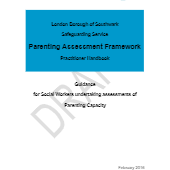 Parenting Capacity Social Work Assessment Framework: Guidance and Template