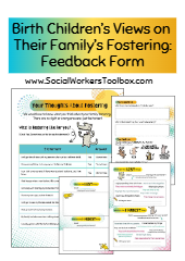 Birth Childrens Views on Their Family Fostering Feedback Form wishes feelings direct work