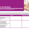Daily Routine Assessment Tool A Day in My Life Baby social work resource