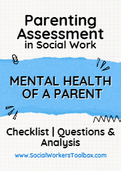 Mental health parenting assessment questions analysis checklist social work