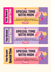 Mum Reward Coupon Special Time Together
