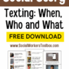 Texting When Who and What Free Social Story on Digital Safety for children young People pdf-thumbnail