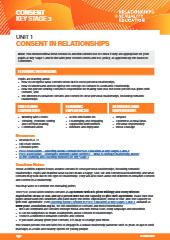 Consent in a Sexual Relationship Lesson Plans & Material (Foundation, Key Stage 1, 2, 3 & 4) free printable pdf download