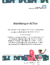 Well-being in ACTion: Workbook for Young People with Anxiety or Low Mood Wellbeing in ACTion Workbook for young people with anxiety or low mood