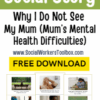 Why I Do Not See My Mum PDF Free Social Story for children lifestory work-thumbnail